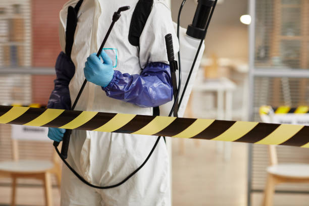 Professional Biohazard Cleanup technician working in New Boston, TX